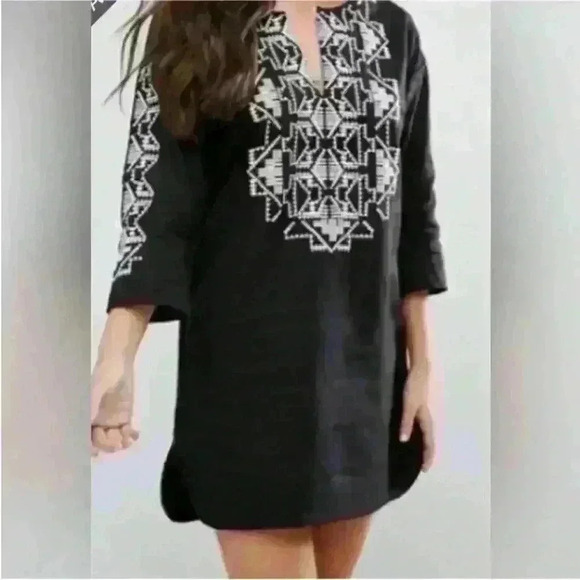 Seafolly “Rock Muses" Long Sleeve Embroidered
Tunic Swim Dress Size XS EUC! - Picture 5 of 12